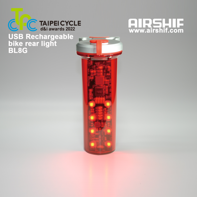 TYPE C USB自行車充電警示燈